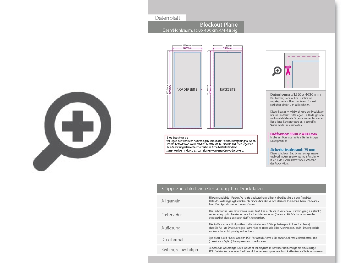 Product Bild hochwertige_blockout-plane_150_x_400_cm__4_4-farbig_bedruckt____sen_im_abstand_von_50_cm_rundum