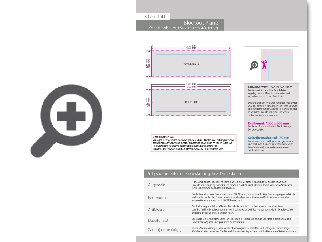 Product Bild hochwertige_blockout-plane_150_x_50_cm__4_4-farbig_bedruckt____sen_im_abstand_von_50_cm_links_und_rechts