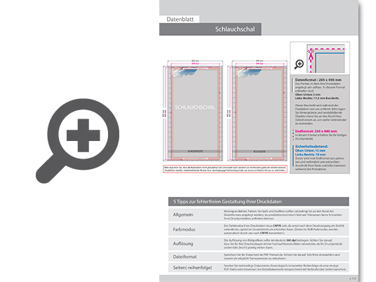 Product Bild schlauchschal__beidseitig_bedruckt