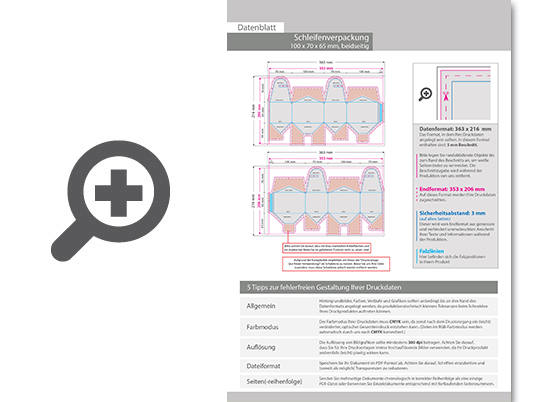 Product Bild schleifenverpackung_(10_cm_x_7_cm_x_6_5_cm)_beidseitig_bedruckt_4_4-farbig